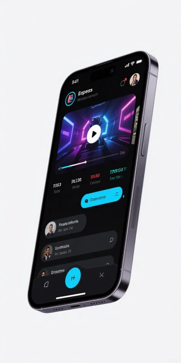 LCK 直播 App 界面展示